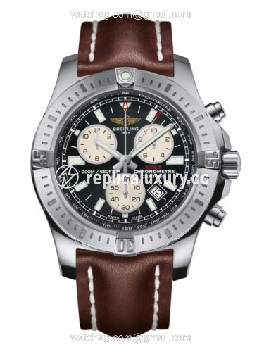 Breitling Colt Chronograph Volcano Black / Calf / Pin A7338811/BD43/437X/A20BA.1