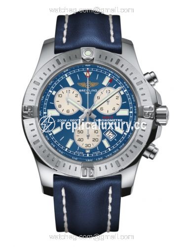 Breitling Colt Chronograph Mariner Blue / Calf / Pin A73388111C1X1