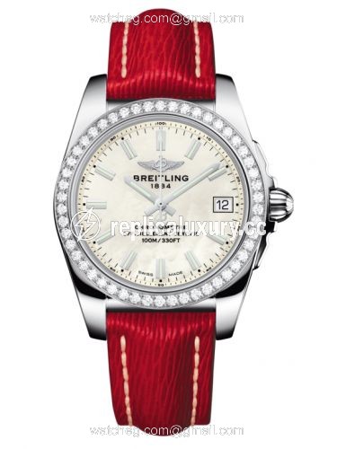 Breitling Galactic 36 Stainless Steel / Diamond / Pearl / Sahara A7433053.A779.214X
