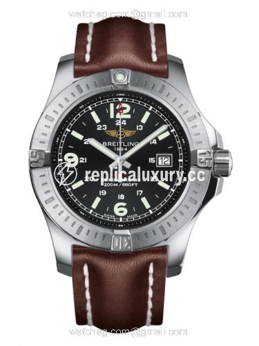Breitling Colt Quartz Volcano Black / Calf / Pin A7438811/BD45/437X/A20BA.1