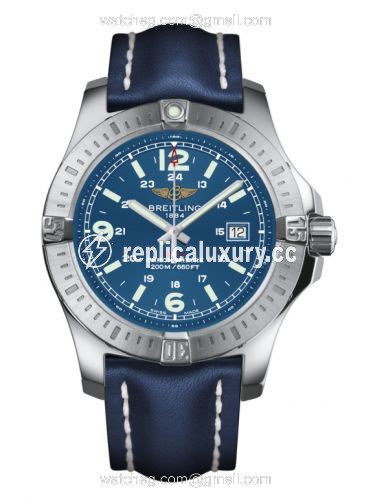 Breitling Colt Quartz Mariner Blue / Calf / Pin A7438811/C907/105X/A20BA.1