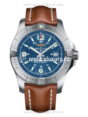 Breitling Colt Quartz Mariner Blue / Calf A7438811/C907/433X/A20BA.1