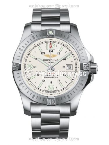 Breitling Colt Quartz Stratus Silver / Bracelet A74388111G1A1