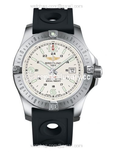 Breitling Colt Quartz Stratus Silver / Rubber A7438811/G792/227S/A20S.1