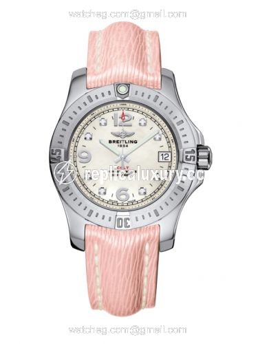 Breitling Colt 36 Pearl Diamond / Sahara / Pin A7438911/A771/239X/A16BA.1