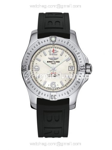 Breitling Colt 36 Pearl / Rubber A7438911/A772/237S/A16S.1