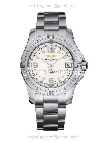 Breitling Colt 36 Stratus Silver / Bracelet A74389111G1A1