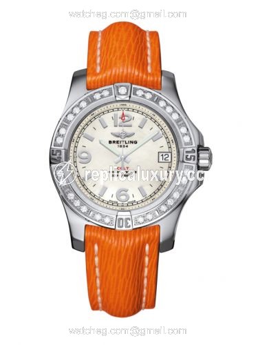 Breitling Colt 36 Diamond / Pearl / Sahara A7438953.A772.217X