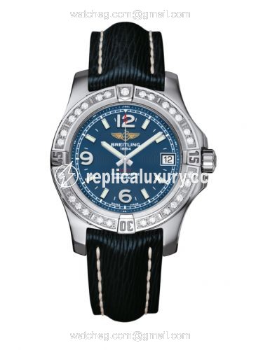 Breitling Colt 36 Diamond / Mariner Blue / Sahara A7438953.C913.215X