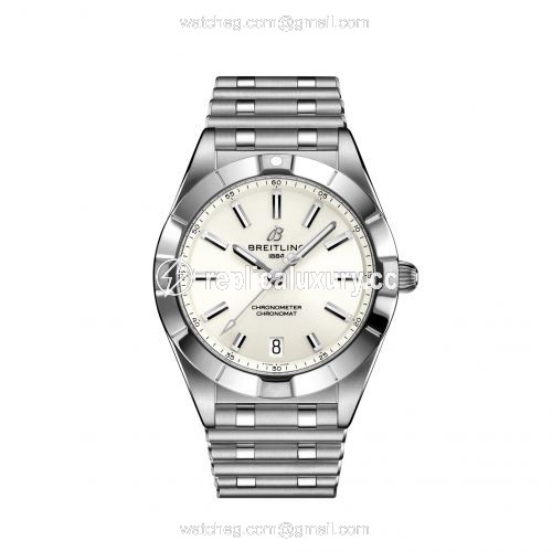 Breitling Chronomat 32 Stainless Steel / White / Rouleaux A77310101A2A1