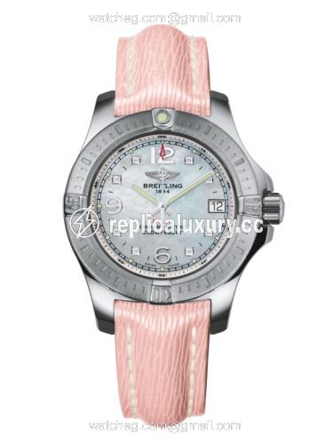 Breitling Colt Lady Pearl Diamond / Sahara / Pin A7738811/A769/238X/A14BA.1