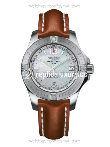 Breitling Colt Lady Pearl / Calf / Pin A7738811/A770/406X/A14BA.1