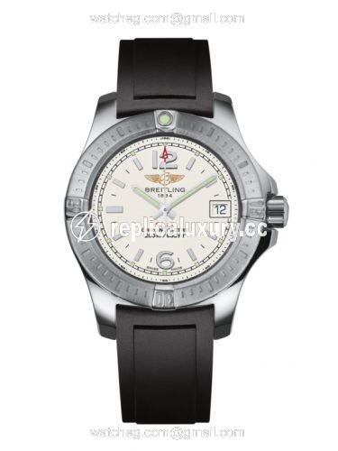 Breitling Colt Lady Stratus Silver / Rubber / Pin A7738811/G793/133S/A14S.1