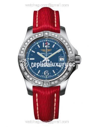 Breitling Colt Lady Diamond / Mariner Blue / Sahara / Pin A7738853/C908/209X/A14BA.1