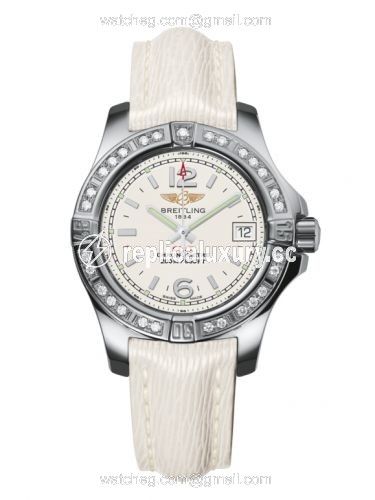 Breitling Colt Lady Diamond / Stratus Silver / Sahara / Pin A7738853/G793/235X/A14BA.1