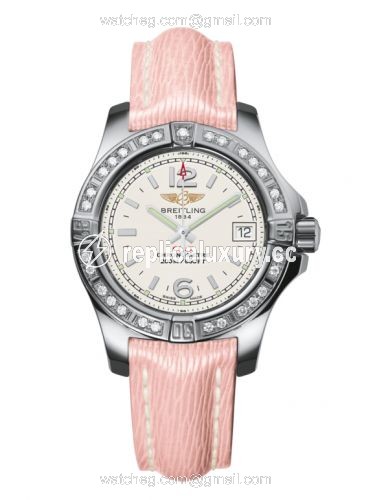 Breitling Colt Lady Diamond / Stratus Silver / Sahara / Pin A7738853/G793/238X/A14BA.1