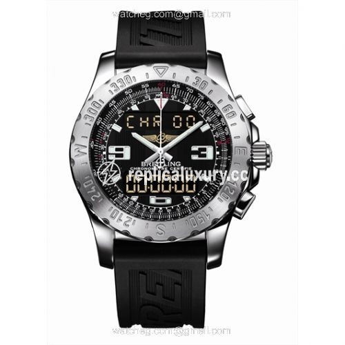 Breitling Airwolf Black / Rubber A7836334.B911