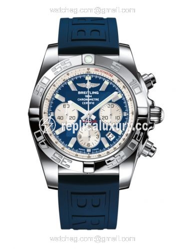 Breitling Chronomat 44 Stainless Steel / Blue / Rubber AB011012.C788.158S