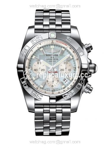 Breitling Chronomat 44 Stainless Steel / Gray Pearl / Bracelet AB011012.G685.375A