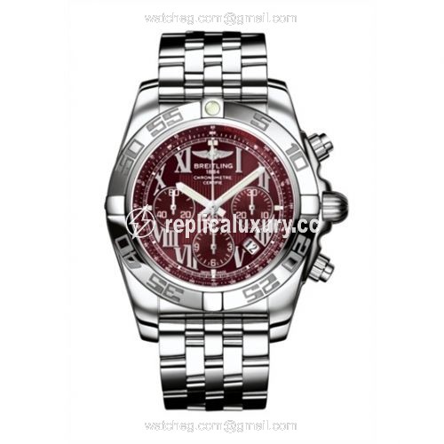 Breitling Chronomat 44 Stainless Steel / Mirage Red / Bracelet AB011012.K522.375A