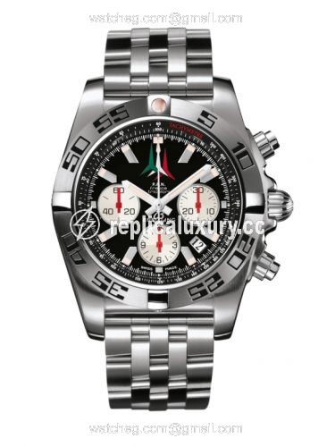 Breitling Chronomat 44 Stainless Steel / Frecce Tricolori / Bracelet AB01104D.BC62.377A