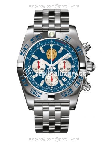 Breitling Chronomat 44 Stainless Steel / Patrouille de France / Bracelet AB01109E.C886.377A