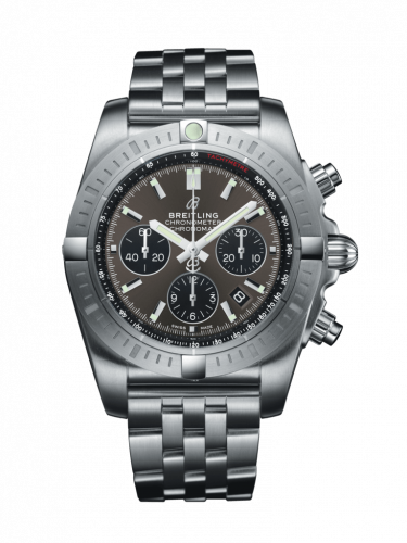 Breitling Chronomat B01 Chronograph 44 Stainless Steel / Blackeye Grey / Bracelet AB0115101F1A1