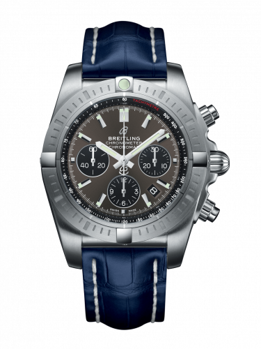 Breitling Chronomat B01 Chronograph 44 Stainless Steel / Blackeye Grey / Croco / Pin AB011510.F581.731P.A20BA.1