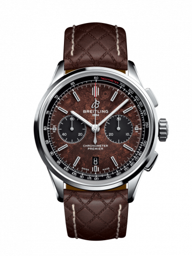 Breitling Premier B01 Chronograph 42 Bentley Centenary Stainless Steel / Wood / Calf / Folding AB01181A1Q1X1