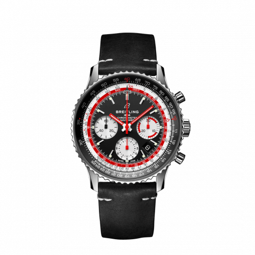 Breitling Navitimer 1 B01 Chronograph 43 Stainless Steel / Airline Editions SwissAir / Calf / Folding AB01211B1B1X2