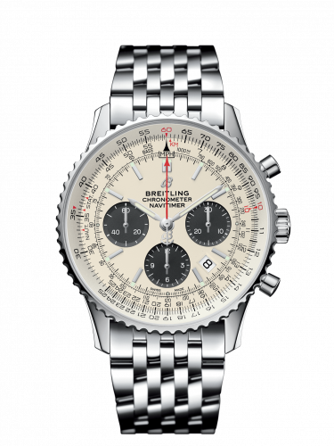 Breitling Navitimer 1 B01 Chronograph 43 Stainless Steel / Silver / Bracelet AB0121211G1A1