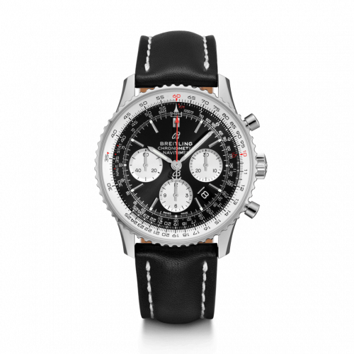 Breitling Navitimer 1 B01 Chronograph 43 Stainless Steel / Black / Calf / Pin AB0121211B1X2