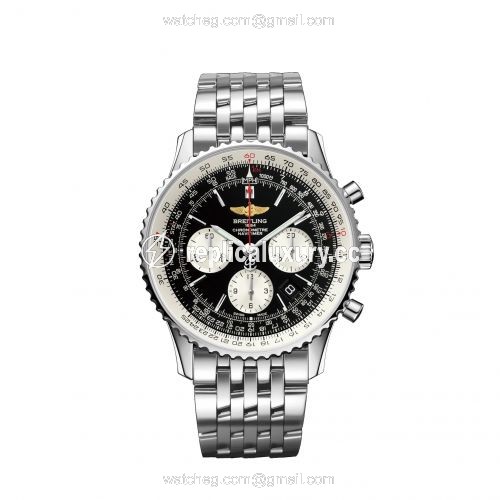 Breitling Navitimer 1 B01 Chronograph 43 Stainless Steel / Black / Japan Special Edition AB0121211B2A1