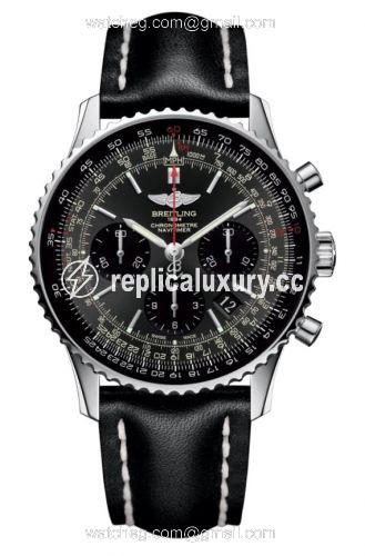 Breitling Navitimer 01 Stainless Steel / Stratus Gray / Calf / Folding AB012124/F569/436X/A20D.1