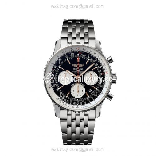 Breitling Navitimer 1 B01 Chronograph 43 Stainless Steel / Black / Japan Special Edition AB0121A11B1A1