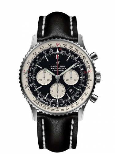 Breitling Navitimer 1 B01 Chronograph 46 Stainless Steel / Black / Calf / Pin AB0127211B1X1