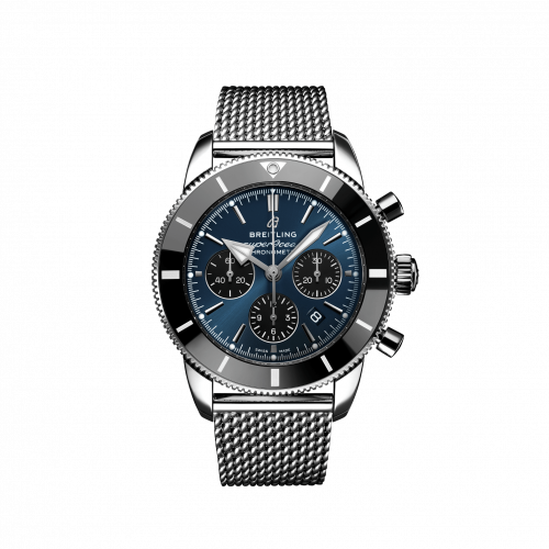 Breitling Superocean Heritage II B01 Chronograph 44 Stainless Steel / Blue / Bracelet AB0162121C1A1
