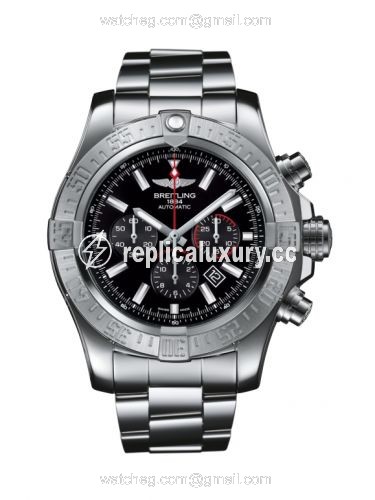 Breitling Super Avenger 01 Stainless Steel / Volcano Black / Bracelet AB01901A.BF88.168A