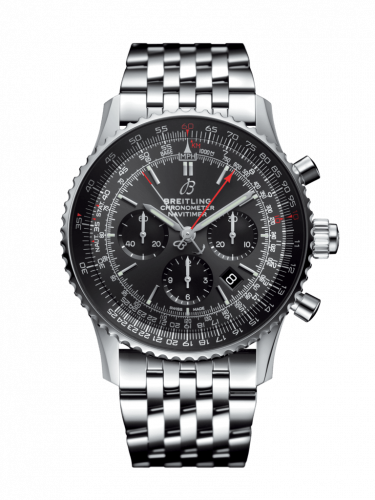 Breitling Navitimer Rattrapante Stainless Steel / Stratos Gray / Bracelet / Boutique Edition AB03102A1F1A1