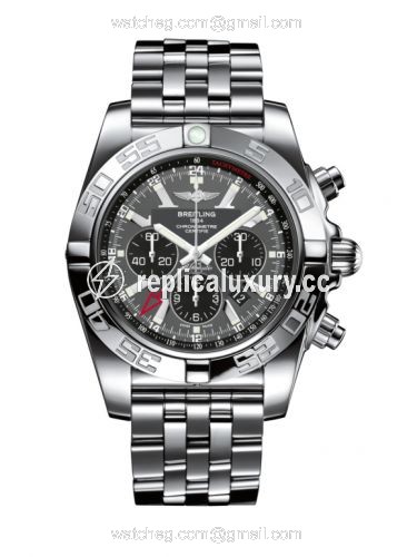 Breitling Chronomat 47 GMT Stainless Steel / Blackeye Gray / Bracelet AB041012.F556.383A