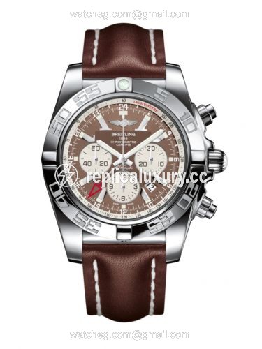 Breitling Chronomat 47 GMT Stainless Steel / Metallica Brown / Calf AB041012.Q586.443X
