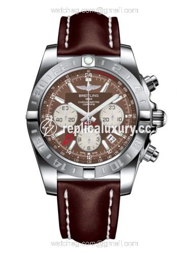Breitling Chronomat 44 GMT Stainless Steel / Metallica Brown / Calf AB042011.Q589.437X