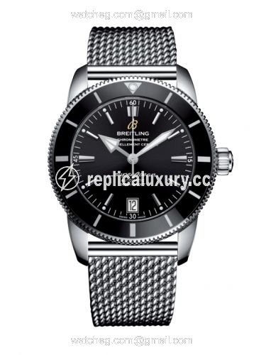Breitling Superocean Heritage II 42 Stainless Steel / Black / Black / Bracelet AB2010121B1A1