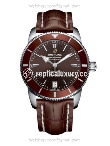 Breitling Superocean Heritage II 42 Stainless Steel / Bronze / Bronze / Croco AB201033.Q617.739P