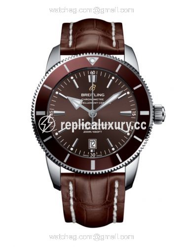 Breitling Superocean Heritage II 46 Stainless Steel / Bronze / Bronze / Croco / Pin AB202033/Q618/756P/A20BA.1