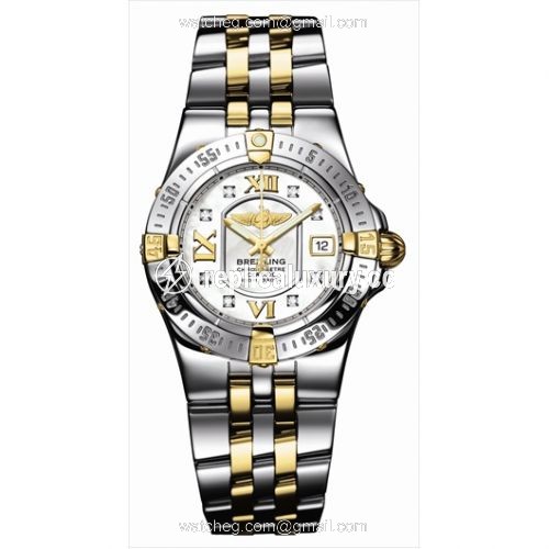 Breitling Starliner 2008 Two Tone / MOP / Diamond B7134012.A662