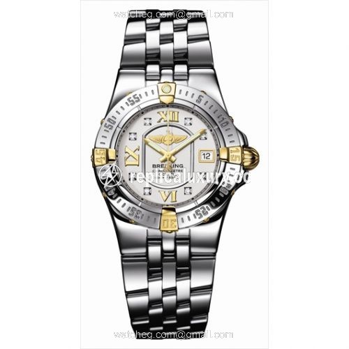 Breitling Starliner 2008 Two Tone / Silver / Diamond B7134012.G662