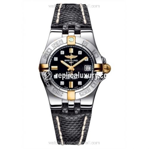 Breitling Galactic 30 Two Tone Black / Diamond / Teju B71340L2.BA15.168Z
