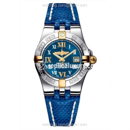 Breitling Galactic 30 Two Tone Blue / Roman / Blue Teju B71340L2.C779.163Z