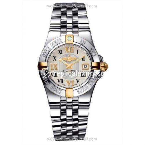 Breitling Galactic 30 Two Tone Silver / Roman / Bracelet B71340L2.G671.368A